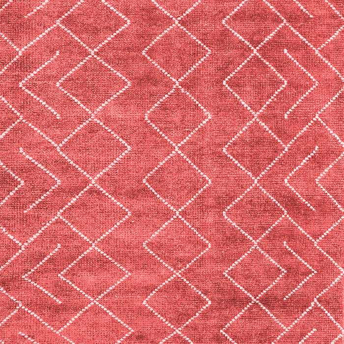 Machine Washable Abstract Red Contemporary Rug, wshcon1859red