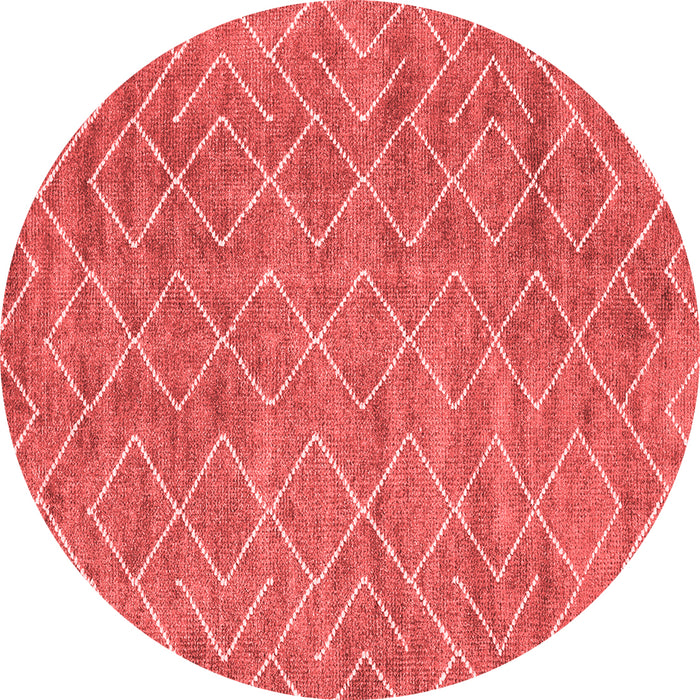 Machine Washable Abstract Red Contemporary Rug, wshcon1859red