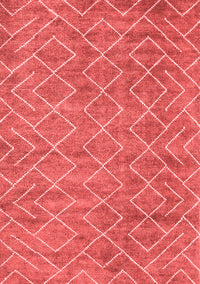 Abstract Red Contemporary Rug, con1859red