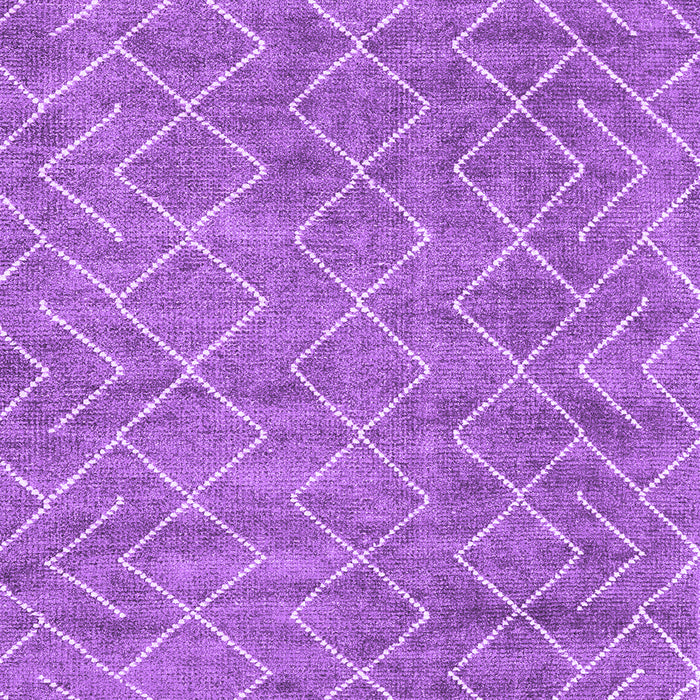 Abstract Purple Contemporary Rug, con1859pur