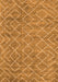 Serging Thickness of Machine Washable Abstract Orange Contemporary Area Rugs, wshcon1859org