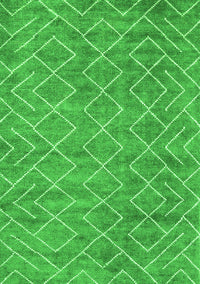 Abstract Green Contemporary Rug, con1859grn