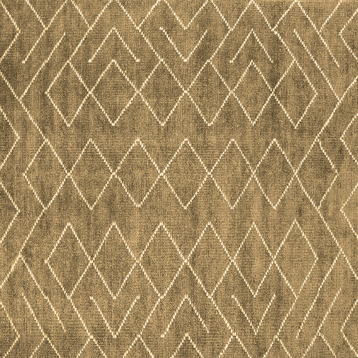 Square Machine Washable Abstract Brown Contemporary Rug, wshcon1859brn