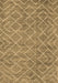 Machine Washable Abstract Brown Contemporary Rug, wshcon1859brn