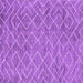 Square Machine Washable Abstract Purple Contemporary Area Rugs, wshcon1859pur