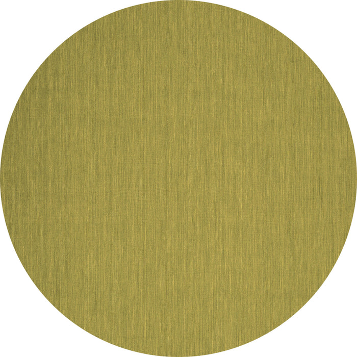 Round Abstract Brown Contemporary Rug, con185brn