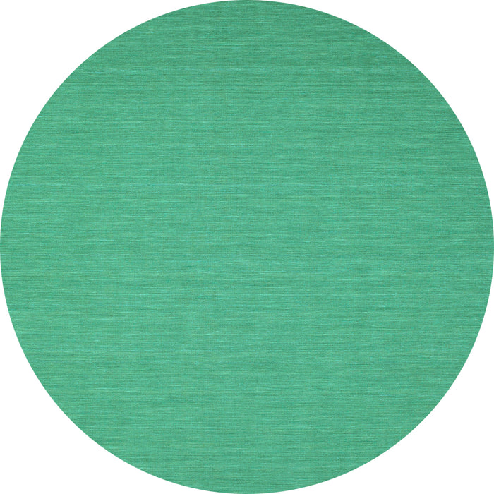 Round Abstract Light Blue Contemporary Rug, con185lblu