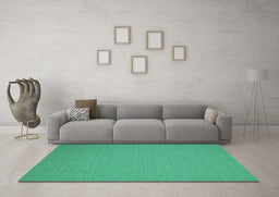Machine Washable Abstract Light Blue Contemporary Rug in a Living Room, wshcon185lblu