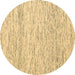 Round Abstract Brown Contemporary Rug, con1860brn