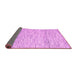 Sideview of Abstract Pink Contemporary Rug, con1860pnk