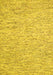 Abstract Yellow Contemporary Rug, con1861yw