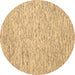 Round Abstract Brown Contemporary Rug, con1861brn