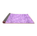 Sideview of Abstract Purple Contemporary Rug, con1862pur