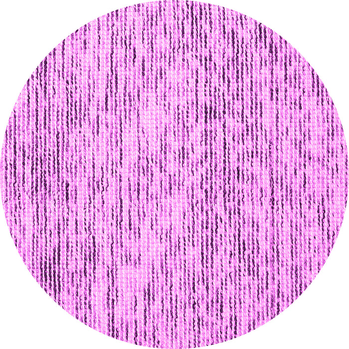 Round Abstract Pink Contemporary Rug, con1862pnk