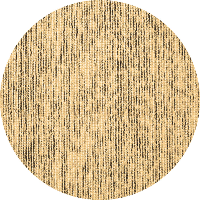 Round Abstract Brown Contemporary Rug, con1862brn