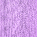 Square Abstract Purple Contemporary Rug, con1862pur