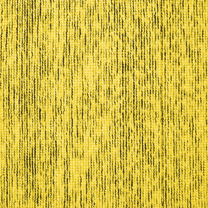 Square Abstract Yellow Contemporary Rug, con1862yw