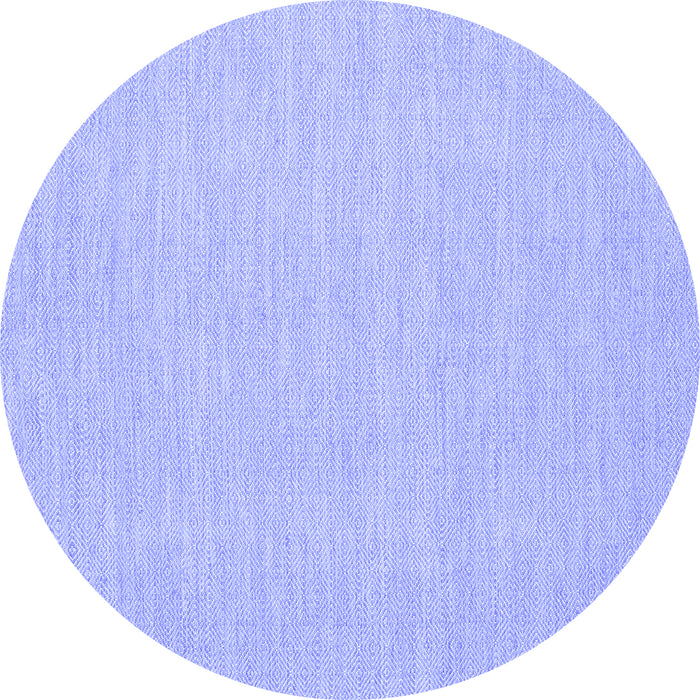 Round Machine Washable Abstract Blue Contemporary Rug, wshcon1863blu