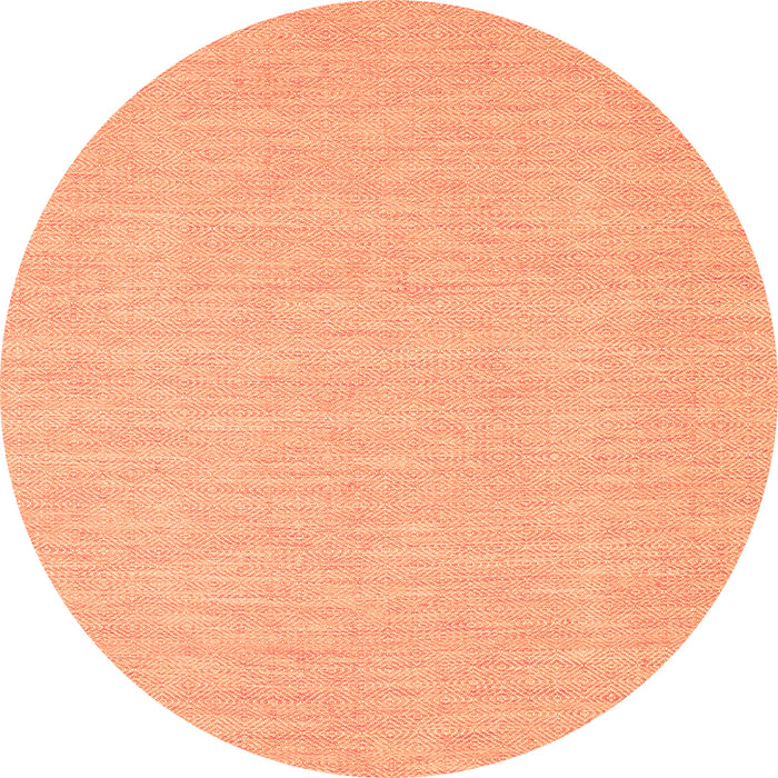 Square Abstract Orange Contemporary Rug, con1863org