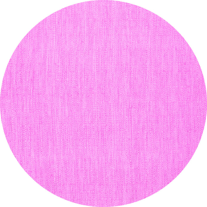 Round Machine Washable Abstract Pink Contemporary Rug, wshcon1863pnk