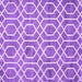 Square Trellis Purple Modern Rug, con1864pur