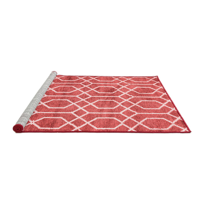 Modern Red Washable Rugs
