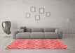 Modern Red Washable Rugs