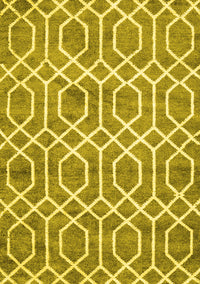 Trellis Yellow Modern Rug, con1864yw