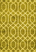 Trellis Yellow Modern Rug, con1864yw