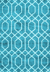 Trellis Light Blue Modern Rug, con1864lblu