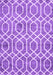 Machine Washable Trellis Purple Modern Area Rugs, wshcon1864pur