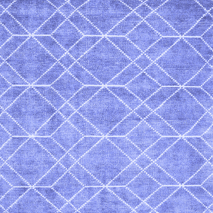 Machine Washable Abstract Blue Contemporary Rug, wshcon1865blu