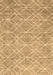 Machine Washable Abstract Brown Contemporary Rug, wshcon1865brn