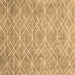 Square Machine Washable Abstract Brown Contemporary Rug, wshcon1865brn