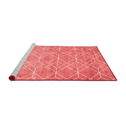 Contemporary Red Washable Rugs