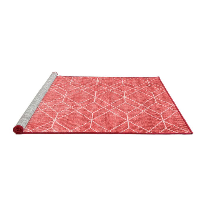 Contemporary Red Washable Rugs