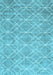 Machine Washable Abstract Light Blue Contemporary Rug, wshcon1865lblu