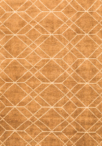 Abstract Orange Contemporary Rug, con1865org