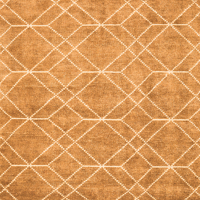 Abstract Orange Contemporary Rug, con1865org