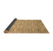 Sideview of Abstract Brown Contemporary Rug, con1865brn