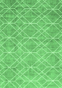 Abstract Emerald Green Contemporary Rug, con1865emgrn