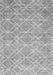 Serging Thickness of Machine Washable Abstract Gray Contemporary Rug, wshcon1865gry