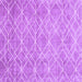 Square Abstract Purple Contemporary Rug, con1865pur