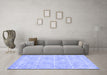 Machine Washable Abstract Blue Contemporary Rug in a Living Room, wshcon1866blu