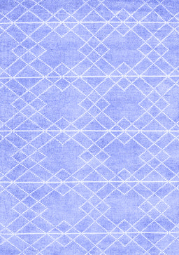 Abstract Blue Contemporary Rug, con1866blu