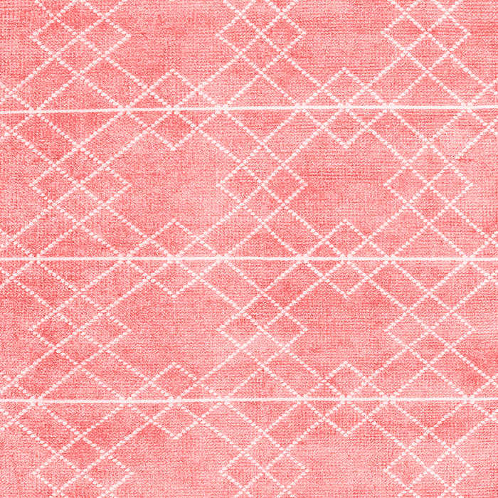 Machine Washable Abstract Red Contemporary Rug, wshcon1866red