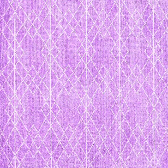 Square Machine Washable Abstract Purple Contemporary Area Rugs, wshcon1866pur