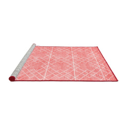 Contemporary Red Washable Rugs