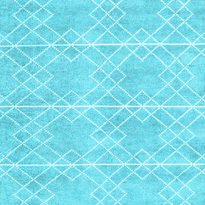 Abstract Light Blue Contemporary Rug, con1866lblu