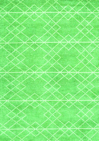 Abstract Green Contemporary Rug, con1866grn